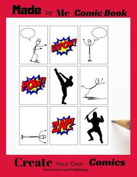 Paperback Made by Me Comic Book: Create Your Own Comics Book