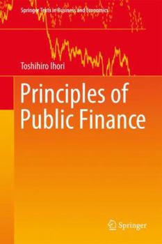 Hardcover Principles of Public Finance Book