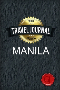 Paperback Travel Journal Manila Book