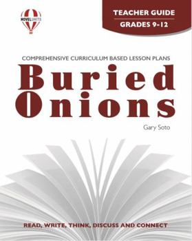 Paperback Buried Onions - Teacher Guide by Novel Units Book