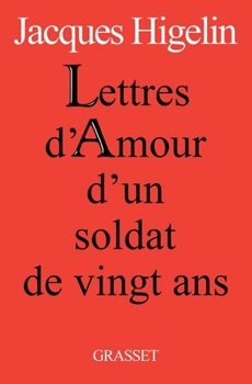 Paperback Lettres d'amour d'un soldat de vingt ans [French] Book