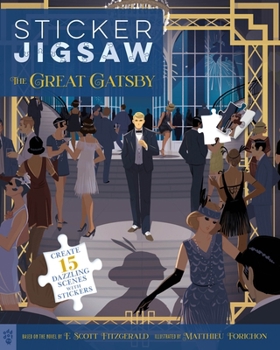 Paperback Sticker Jigsaw: The Great Gatsby Book