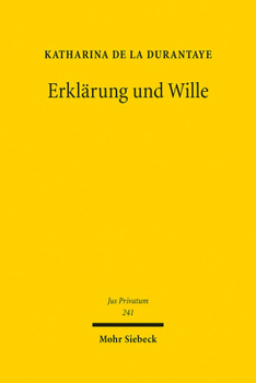 Hardcover Erklarung Und Wille [German] Book
