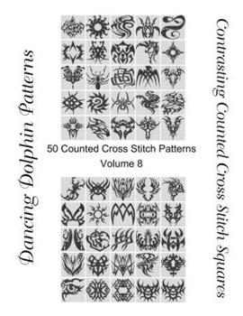 Paperback Contrasting Counted Cross Stitch Squares: 50 Counted Cross Stitch Patterns Book