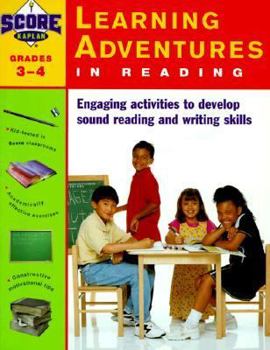 Paperback Kaplan Learning Adventures in Reading: Grades 3-4 Book