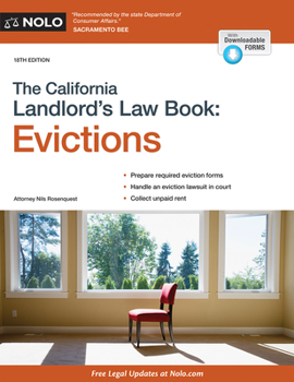 Paperback California Landlord's Law Book, The: Evictions: Evictions Book