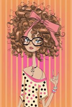 Retro Girl Paris Curls Journal : 365 Day Journal Diary Notebook