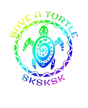 Paperback SKSKSK Save A Turtle: And I oop Dot Grid Paper Journal With Bullets For Tasks, Drawing & Note Taking (7.5 x 9.25, 120 Pages) Book