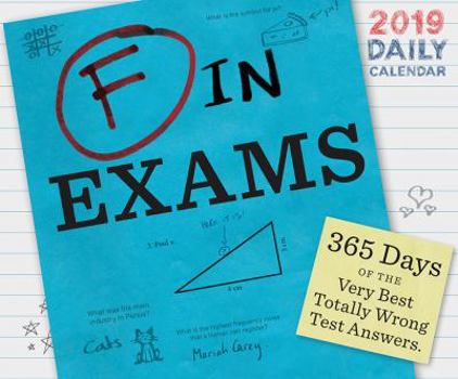 Calendar F in Exams 2019 Daily Calendar Book