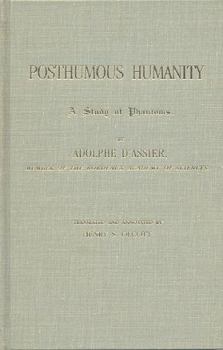 Hardcover Posthumous Humanity: A Study of Phantoms Book