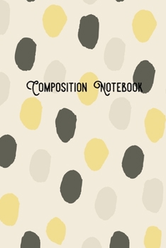 Composition Notebook: College Ruled 6" x 9" Writing Notes Journal,Office,Kids,School and college student.