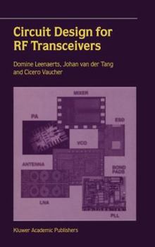 Hardcover Circuit Design for RF Transceivers Book
