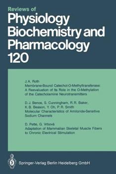 Paperback Reviews of Physiology, Biochemistry and Pharmacology: Volume: 120 Book
