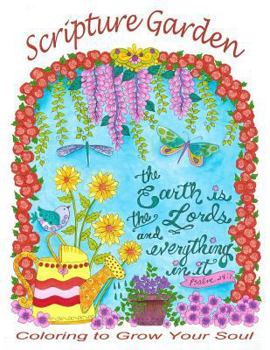 Paperback Scripture Garden Coloring Book