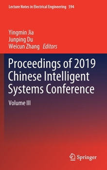 Hardcover Proceedings of 2019 Chinese Intelligent Systems Conference: Volume III Book