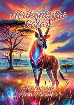 Afrikanische Safari: Farbenfrohe Ausmalwelten (German Edition)