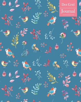 Dot Grid Journal: Notebook Planner with Cute Birds Themed Cover Design