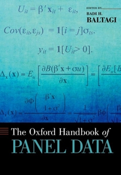 Hardcover The Oxford Handbook of Panel Data Book