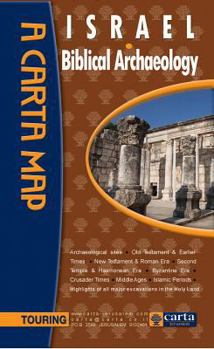 Map Israel: Biblical Archaeology Book