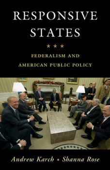 Paperback Responsive States: Federalism and American Public Policy Book