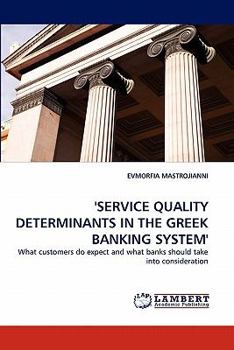 Paperback 'Service Quality Determinants in the Greek Banking System' Book
