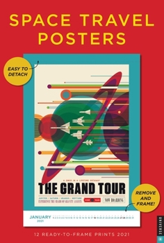 Calendar Space Travel Posters 2021 Poster Calendar Book