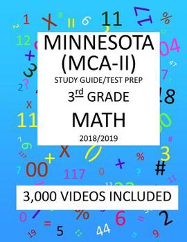 Paperback 3rd Grade MINNESOTA MCA-II, 2019 MATH, Test Prep: 3rd Grade MINNESOTA COMPREHENSIVE ASSESSMENT TEST 2019 MATH Test Prep/Study Guide Book