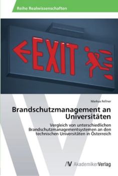 Paperback Brandschutzmanagement an Universitäten [German] Book