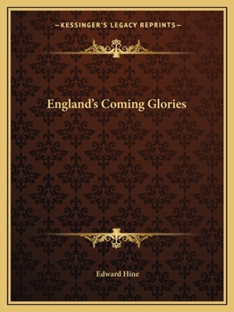 Paperback England's Coming Glories Book