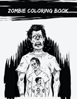 Paperback Zombie Coloring Book: Zombies Coloring Pages For Horror Fans Book