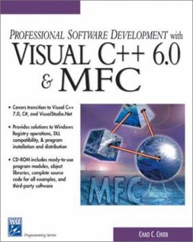 Paperback Professional Software Development with Visual C++ 6.0 & MFC [With CDROM] Book