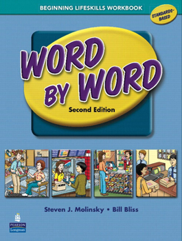 Paperback Word by Word Picture Dictionary with Wordsongs Music CD Beginning Lifeskills Workbook Book