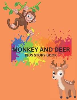 Paperback Monkey and Deer Kids Story Book