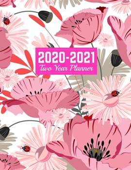 Paperback 2020-2021 Two Year Planner: Daily Weekly Monthly 2020-2021 Planner Organizer, Agenda, Schedule and To Do List Journal - Art Cover 00023190 Book