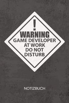 NOTIZBUCH A5 Dotted: Spielentwickler Notizheft GEPUNKTET 120 Seiten - Entwickler Spruch Notizblock Indie Game Dev Skizzenbuch - Game Design Geschenk f�r Game Designer Entwickler Programmierer