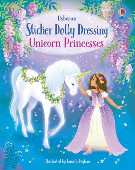 Paperback Sticker Dolly Dressing Unicorn Princesses Book