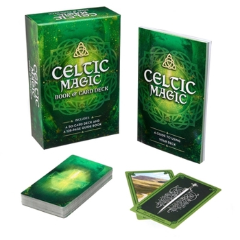 Paperback Celtic Magic Book & Card Deck: Includes a 50-Card Deck and a 128-Page Guide Book [With Cards] Book
