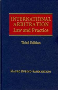 Hardcover International Arbitration Law and Practice - Third Edition Book