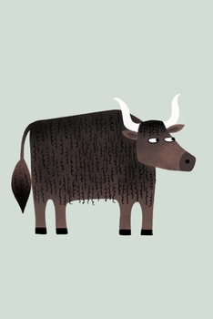 Paperback Notes: A Blank Lined Journal with Yak Cover Art Book