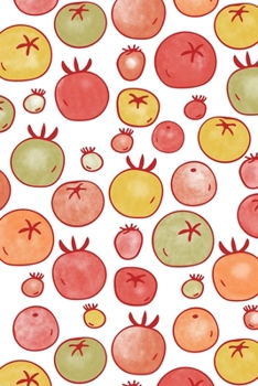 Notes: A Blank Dot Grid Notebook with Tomato Pattern Cover Art