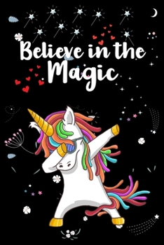 Believe in the Magic: Handwriting Practice Paper,ABC Kids,Notebook with Dotted Lined Sheets for K-3 Students 100 Pages