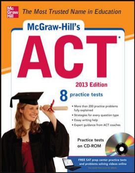 Paperback McGraw-Hill's ACT , 2013 Edition [With CDROM] Book