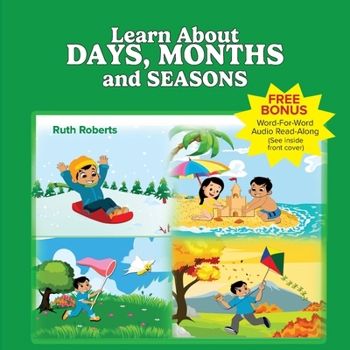Paperback Learn About Days, Months and Seasons Book