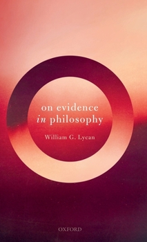 Hardcover On Evidence in Philosophy Book