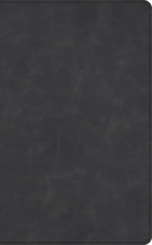 Leather Bound CSB Thinline Bible, Optimal Type, Holman Handcrafted Collection, Marbled Slate Premium Calfskin Book