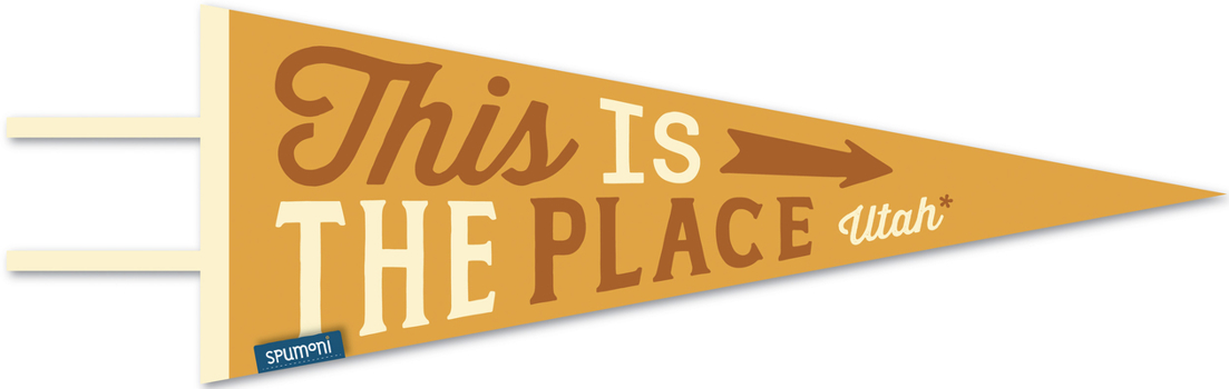 Misc. This Is the Place Utah Pennant Book