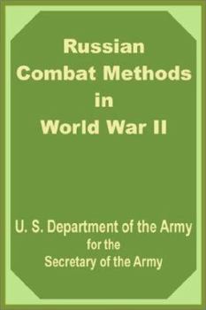 Paperback Russian Combat Methods in World War II Book
