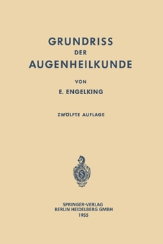 Paperback Grundriss der Augenheilkunde für Studierende [German] Book