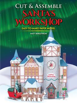 Paperback Cut & Assemble Santa's Workshop Book