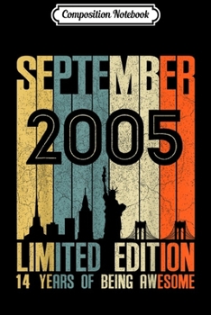 Composition Notebook: September 2011 Floss Like A Boss 8th Birthday Gift Journal/Notebook Blank Lined Ruled 6x9 100 Pages